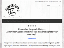 Tablet Screenshot of mooredairy.com